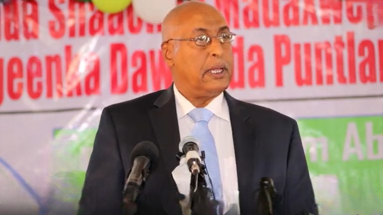 Xasan Sheekh oo Lagu Eedeeyay inuu ka Shaqeynayo Kala Qeybinta Soomaaliya.