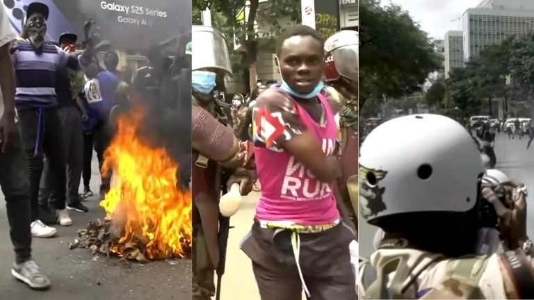 Dibadbaxyo Xooggan oo ka Qarxay Nairobi iyo Saraakiil Boolis oo la Dhaawacay.[FALANQEYN]