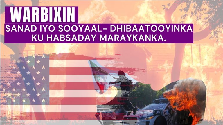 Warbixin-Sanad iyo Sooyaal-Dhibaatooyinka ku Habsaday Mareykanka.